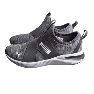 Puma Gray Better Foam Prowl Slip-On Marbelized Sneakers Comfort Shoes Womens 5.5